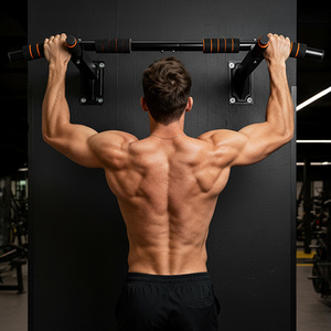 <span class=keywords><strong>Barra</strong></span> de <span class=keywords><strong>dominadas</strong></span> de acero 4 en 1 con palanca de brazo para montaje en <span class=keywords><strong>pared</strong></span>, asas antideslizantes, entrenamiento de cuerpo completo, uso doméstico, portátil, duradero, personalizable - Product Image 6
