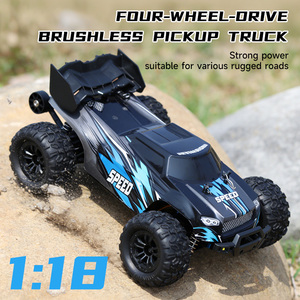 YH E - Buggy Todoterreno <span class=keywords><strong>RC</strong></span> de Alta Velocidad 1/18, sin Escobillas, 4WD, con Faros LED, Barra Antivuelco, <span class=keywords><strong>2</strong></span>.4G, Auto de Carreras de Grado Hobby - Product Image 1