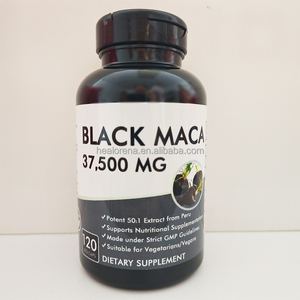 Sıcak satış kaynağı siyah Maca kök kapsül erkek geliştirme hapları ile Ginseng kökü sağlık takviyesi Maca kapsül - Product Image 3