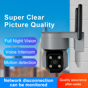 Shoocam 5MP ống kính kép ngoài trời 5G không dây Wifi Camera An Ninh tầm nhìn ban đêm đầy đủ màu sắc ai phát hiện chuyển động Hệ thống camera <span class=keywords><strong>CCTV</strong></span> - Product Image 3