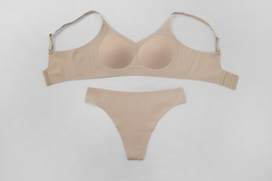 Ensemble de <span class=keywords><strong>soutien</strong></span>-<span class=keywords><strong>gorge</strong></span> bikini push-up sur mesure, nouveau style, sans armatures, design sexy uni - Product Image 4