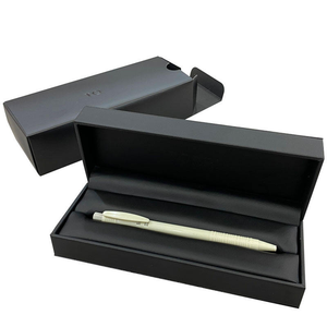 Étui à stylos de luxe, emballage élégant noir, boîte cadeau pour stylo plume, logo personnalisé disponible, boîte cadeau pour stylo, directement de l'usine. - Product Image 3