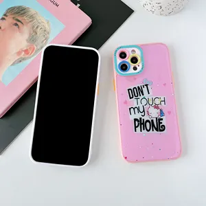 เคสโทรศัพท์มือถือหลากสี TPU สำหรับ iPhone