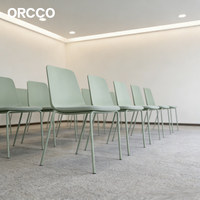 Chaises de bibliothèque en plastique pour étudiants, mobilier moderne pour bibliothèque d'école secondaire, mobilier pour salle de lecture d'école