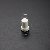 프리미엄 품질 13.2mm 화이트 컬러 당구 큐 페룰 (당구 큐 페룰 교체용)