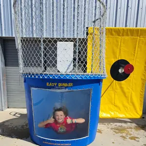 Yaz sıcak satış açık taşınabilir şişme su dunk tankı oyunu sıçrama dunking booth