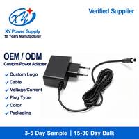 Adaptateur secteur AC/DC personnalisé OEM, prise EU, 5V 9V 12V 24V, alimentation murale à découpage, certifié CE, directement de l'usine