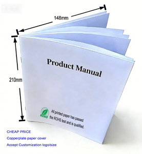 Manuel de produit imprimé sur mesure, format personnalisé, petit format pour petites entreprises, brochure en papier couché à bas prix, guide d'utilisation, couverture souple en papier - Product Image 6
