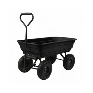รถเข็นสวนแบบพับได้คุณภาพดีสำหรับงานหนัก พร้อมกลไกการเทที่ได้รับสิทธิบัตร สำหรับขนย้ายวัสดุปุ๋ยหมักและฟืน-รุ่น GARPYC000 - Product Image 1