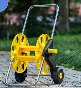 Worth Heavy Duty Light Weight Large High Pressure Car Washing Outdoor Portable Metal Plastic Water Garden Hose Reel Cart