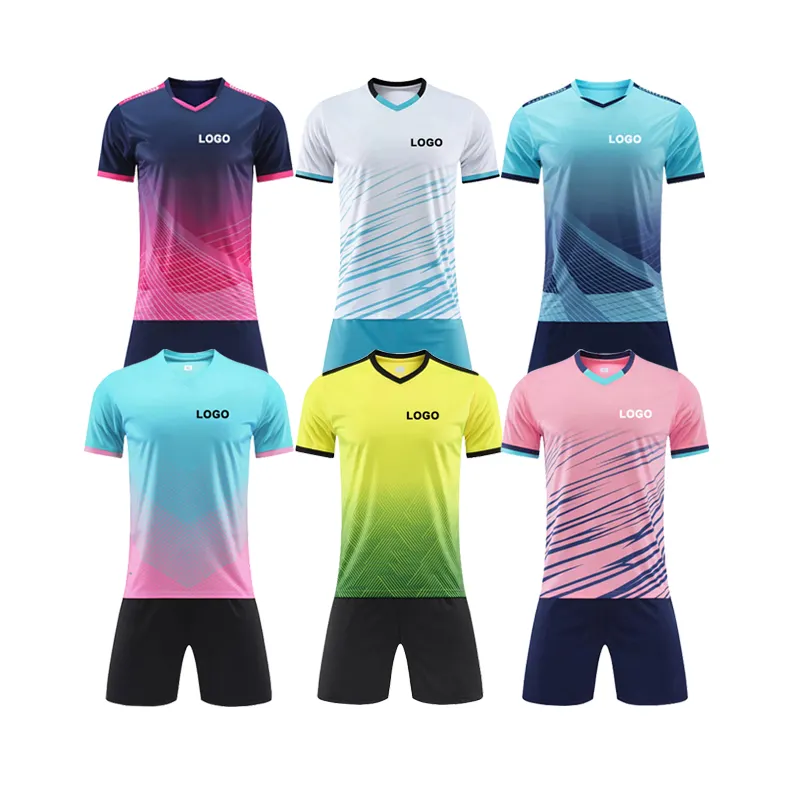 OEM Haute Qualité Nouveau Design de Sublimation Uniforme de Football pour Hommes Vêtements de Sport Uniforme d'Entraînement de Football Meilleur Uniforme de Football pour Enfants