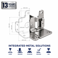 Support de montage métallique sur mesure de haute précision pour équipement industriel, service de découpe et pliage au laser en acier inoxydable, OEM ODM