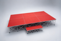 Plateforme de scène pliable en aluminium RK, scène portable pour événements et mariages, montage au sol, légère, pour extérieur