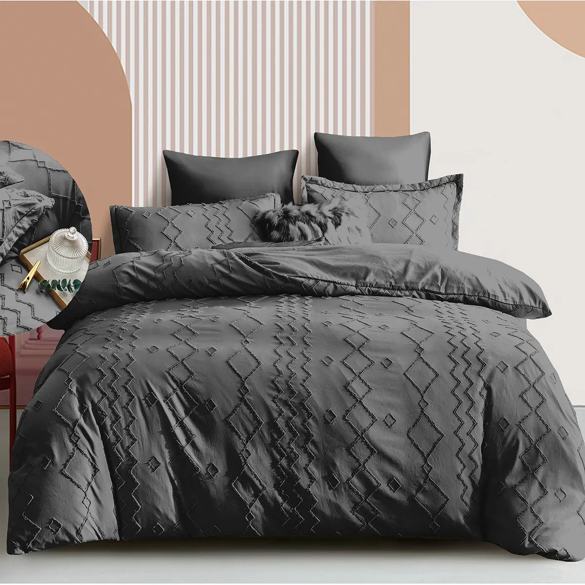 Bán buôn Duvet cover bedsheet tấm ga trải giường bộ đồ giường đặt