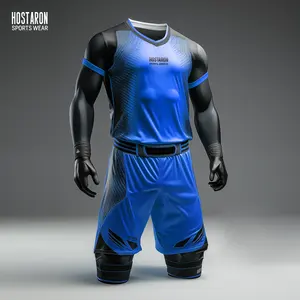 HOSTARON Custom Sublimation Survetement Football Kit Away Soccer Jersey Football Uniform Shirt Quick Dry Soccer Wear