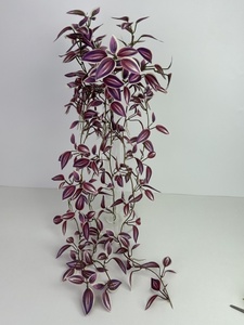 Hojas <span class=keywords><strong>de</strong></span> Planta Verde <span class=keywords><strong>de</strong></span> Plástico, Decoración Moderna para Colgar en la Pared, Plantas Artificiales Realistas <span class=keywords><strong>de</strong></span> 70 cm - Product Image 6