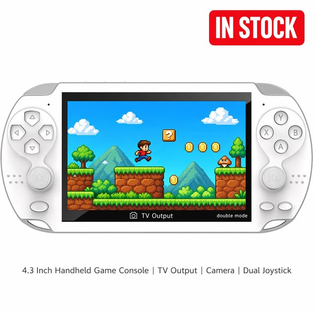 4.3 Inch 5.1-Inch 32-Bit Handheld Game Player Portable Video Game Console