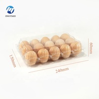Carton d'Œufs Transparents à Usage Unique avec 4, 6, 8, 9, 10, 12, 15, 16, 20, 30 Alvéoles – Plateau Porte-Œufs en Plastique Transparent Blister pour Poulets de Ferme