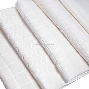 Serviette de prière Ihram pour adultes, 2 pièces, en microfibre jacquard antimicrobienne, séchage rapide, haute qualité et bon marché - Product Image 2