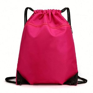 Design Custom Polyester <b>Drawstring</b> Double-shoulder <b>Drawstring</b> Backpack Sports and Fitness <b>Waterproof</b> <b>Bag</b> - Product Image 6