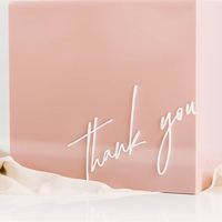 Boîte à cartes de mariage élégante en acrylique personnalisée avec serrure, boîte à cartes cadeaux de mariage