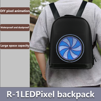 Mochila LED con Pantalla P2.5 Inteligente de Alta Calidad para Publicidad Digital Programable, Control por Celular
