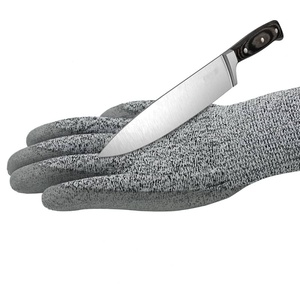 13g HPPE Liner Plam Guantes DE SEGURIDAD RECUBIERTOS DE <span class=keywords><strong>PU</strong></span> Equipo de protección personal Guantes DE TRABAJO DE SEGURIDAD RECUBIERTOS DE PALMA para la construcción - Product Image 4
