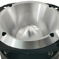 Altavoz de 44.4mm con Diafragma de Titanio Personalizado, Altavoces de Aluminio para Sistema de Sonido de Auto, Sistema de Sonido para Cine en Casa, Tweeter, Bocina