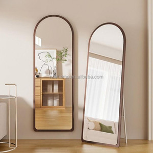 Specchio di struttura in legno con struttura in legno a parete specchio per il corpo intero prezzo - Product Image 3