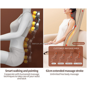 Coussin <span class=keywords><strong>de</strong></span> <span class=keywords><strong>massage</strong></span> électrique pour <span class=keywords><strong>siège</strong></span> <span class=keywords><strong>de</strong></span> voiture Leercon avec airbags pour les fesses, vibrations, <span class=keywords><strong>massage</strong></span> des hanches, coussin cervical lombaire - Product Image 2