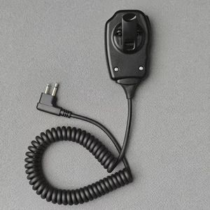 Micrófono de hombro remoto de 2 pines, micrófono de mano PTT con <span class=keywords><strong>cable</strong></span> en espiral, para radios walkie-talkie universales de dos vías - Product Image 2