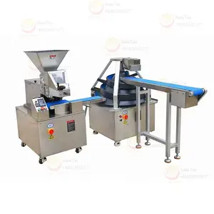 10-100g Dough Divider Rounder Continuously for Bread Hamburger Buns Donuts round dough making machine