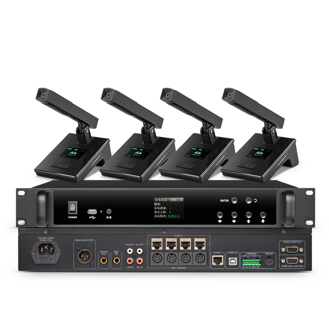 All-in-One 4K USB UHD Video Camera with Microphones Audio Conference System