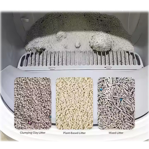 Vente chaude pour <span class=keywords><strong>Amazon</strong></span> bac à <span class=keywords><strong>litière</strong></span> autonettoyant avec capteur de sécurité automatique à ouverture par le haut pour plusieurs chats bac à <span class=keywords><strong>litière</strong></span> pour chat - Product Image 6