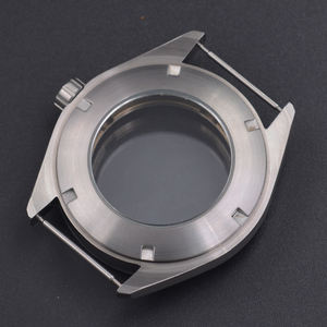 Boîtier de montre mécanique <span class=keywords><strong>automatique</strong></span> 41 mm argenté compatible avec les mouvements ETA 2836, 2824, Mingzhu/DG 2813/3804, <span class=keywords><strong>Miyota</strong></span> 8205/8215/<span class=keywords><strong>821A</strong></span> - Product Image 6