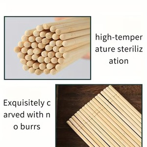 Modern Natural <strong>Disposable</strong> Bamboo <strong>Chopsticks</strong> Bulk Wholesale Customizable Branding Packaging Durable Smooth Surface for Sushi - Product Image 5