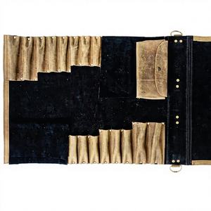 Estuche para Cuchillos de Cuero Genuino, Bolsa de Almacenamiento para Cuchillos de Chef, Protección a Prueba de Olores, Uso Profesional en la Cocina LBKR-0021 - Product Image 1