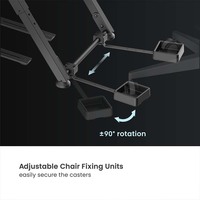 Support de volant de simulation de course pliable économique LRS21-BS02, réglable en hauteur, pour simulateur de conduite, support de jeu de simulation de course, Simracing PC