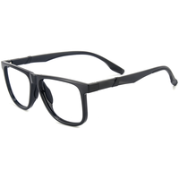 Elan Optical 1706 Monture de lunettes rectangulaire classique de haute qualité pour hommes, style professionnel, monture intégrale en TR90, livraison rapide