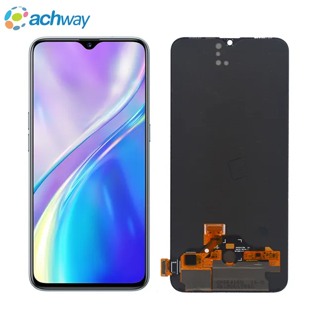 Super AMOLED LCD Display for Realme XT Ori Lcd Digitizer Realme XT LCD with frame Display Touch Screen Assembly