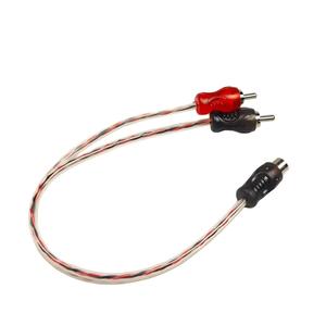<span class=keywords><strong>Cavo</strong></span> Adattatore Splitter Audio RCA per Auto, Una Presa Femmina Due Prese Maschio, Rivestimento in PVC per Auto - Product Image 1