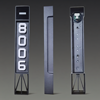 Serrure de cabinet RFID HF682SDN avec clé étanche, hauteur 240 mm, pour tiroir de salon de coiffure et meuble de rangement de salon