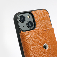 Tendance mode 2025 : Étui de téléphone utilitaire en cuir véritable avec porte-cartes