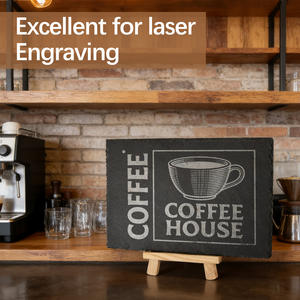 Lousa Natural para Gravação a Laser, Tábua de Queijos, Lousa em Branco, Tábua de Charcutaria, Sousplat de Lousa com Logotipo Personalizado - Product Image 5