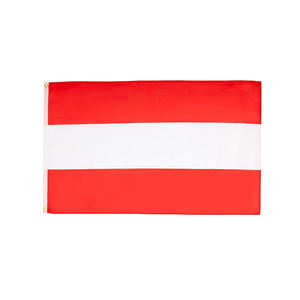Bandera austriaca de nailon y poliéster personalizada al por mayor, Bandera de impresión por sublimación Digital de doble cara de 3x5 pies - Product Image 1