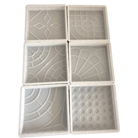 Nouveau Moule à Pavé en Béton Emboîtable pour Bloc de Ciment Décoratif de Jardin