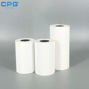 Rouleau de papier thermique transparent à contraste rapide 57x30mm pour impression de reçus de caisse et services alimentaires – Vente en gros usine - Product Image 1