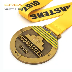 China Fabrikant 3d Ontwerpen Award Medailles Custom Sport Marathon Running Medaille Met Lint