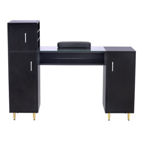 Vente directe d'usine Spa noir Station <span class=keywords><strong>de</strong></span> salon <span class=keywords><strong>de</strong></span> beauté meubles <span class=keywords><strong>de</strong></span> salon Table à ongles avec fonction <span class=keywords><strong>de</strong></span> stockage pour boutique <span class=keywords><strong>de</strong></span> <span class=keywords><strong>manucure</strong></span> - Product Image 1