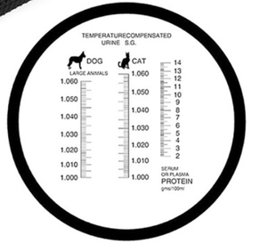 Réfractomètre clinique pour animaux de poche haute sensibilité vétérinaire chien chat testeur d'urine pour animaux de compagnie pour l'indice de santé des animaux - Product Image 5